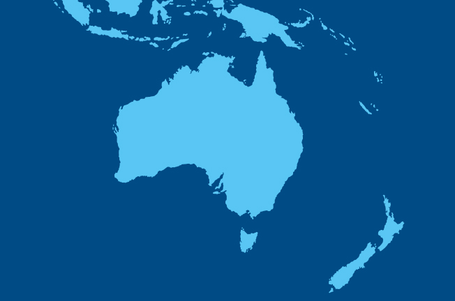 Map of Oceania